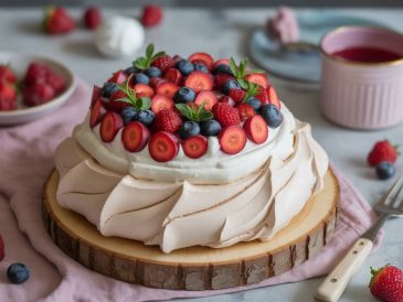 La pavlova aux fruits rouges : une recette légère et festive
