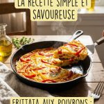 Fritata au poivrons : la recette simple et savoureuse à réussir chez soi