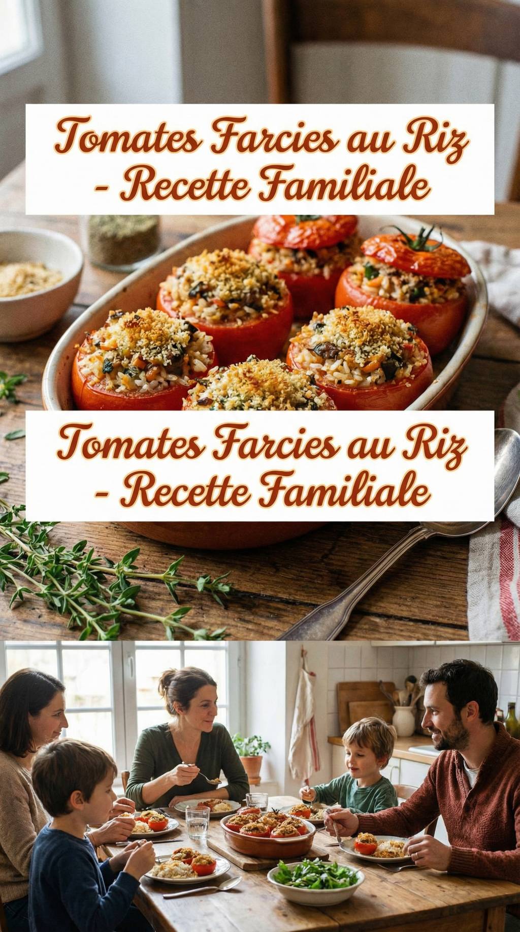 Recette tomates farcies au riz : un plat familial plein de saveurs