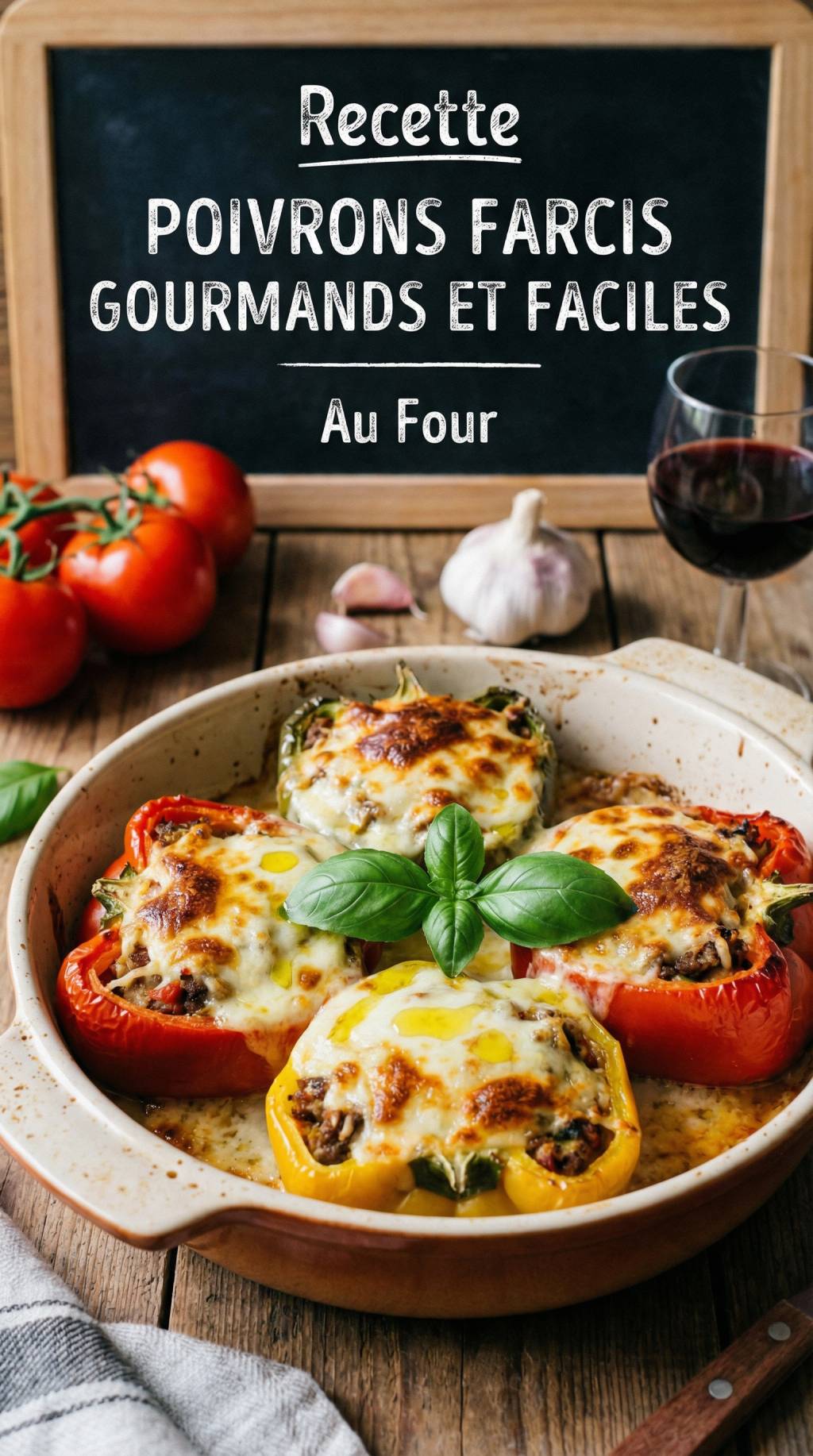 Recette poivrons farcis au four : version gourmande et facile